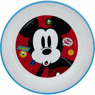 Stor plastová miska Mickey protišmyková 300ml