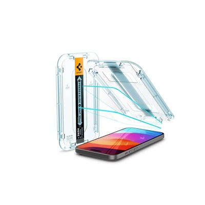 Фолио за iPhone 15 Plus - Spigen Glas. TR EZ FIT - Clear (AGL06887) (AGL06887)