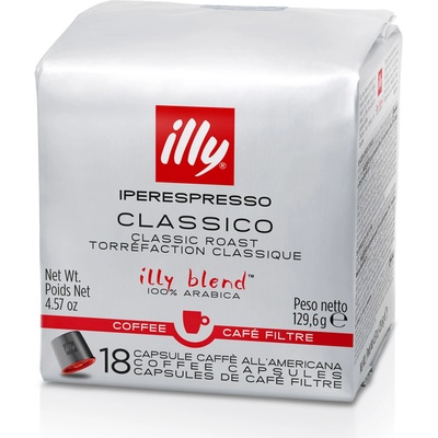 illy Филтърно кафе Illy IperEspresso Classico Americano, 18 капсули, 18 броя
