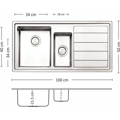 Leks MEGA 100.2 R/L TI