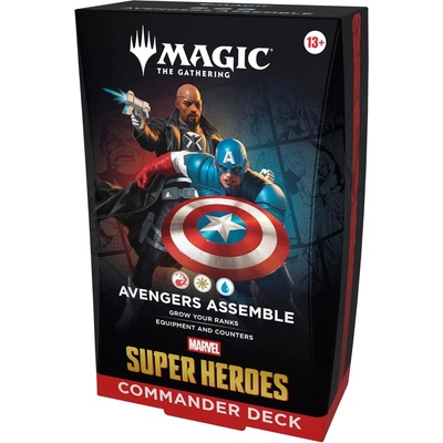 Magic the Gathering Magic The Gathering: Marvel Super Heroes Commander Deck Avengers Assemble (D53610001-1)