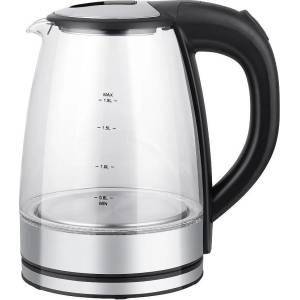 Finlux FK-17745K Електрическа кана, 1.8 литра, 1800 W, 2 Литри (FK-17745K)