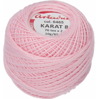 Ariadna Háčkovacia priadza Karat 8 10 g - 1543