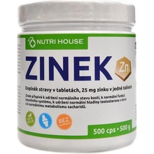 Nutrihouse Zinek 500 tabliet