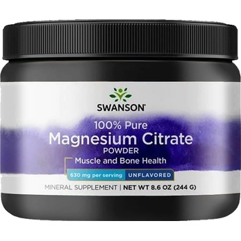 Image 1 of Swanson 100% Pure Magnesium Citrate Powder [227 грама]