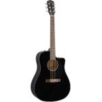 Fender CD-60SCE Solid Top BLK