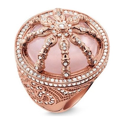 Thomas Sabo Prsten Růžové kolo TR2025 537 9 52 Sterling silver r