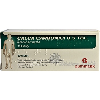 CALCII CARBONICI 0,5 TBL. MEDICAMENTA POR 0,5G TBL NOB 50