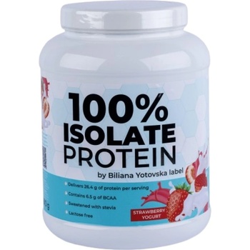 Biliana Yotovska 100% Isolate Protein | with Added Stevia [810 грама] Йогурт с ягоди