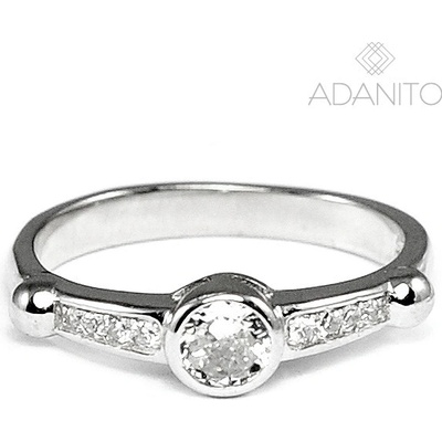 Meucci SS286R Stříbrný prsten se zirkony