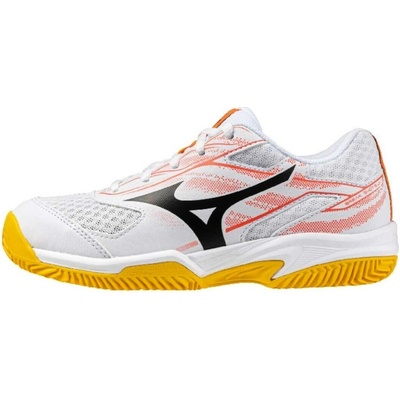Mizuno Break Shot 5 Jr. Clay White/Calypso Coral/Citrus