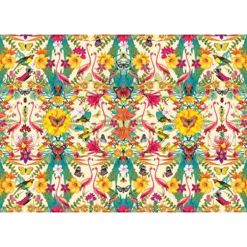 Image 1 of Masterpieces - Puzzle Flamingos collage - 1 000 piese