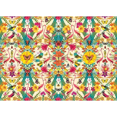 Masterpieces - Puzzle Flamingos collage - 1 000 piese