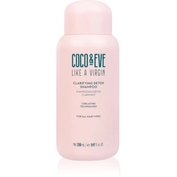 Coco & Eve Like A Virgin Clarifying Detox Shampoo дълбоко почистващ шампоан с детокс ефект 280ml