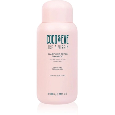 Coco & Eve Like A Virgin Clarifying Detox Shampoo дълбоко почистващ шампоан с детокс ефект 280ml