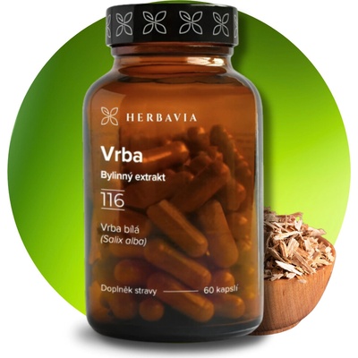 Herbavia Vrba bílá bylinný extrakt 60 kapslí