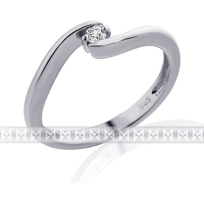 Klenoty Budín zásnubní diamantový prsten s diamantem 3860019