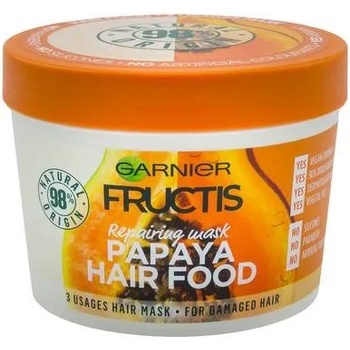 Image 1 of Garnier Fructis Hair Food Маска за коса с папая, 390 ml