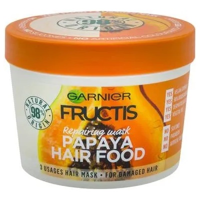 Garnier Fructis Hair Food Маска за коса с папая, 390 ml