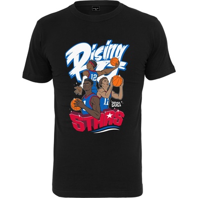 Mister Tee Мъжка тениска в черен цвят Mister Tee Rising Stars Tee black UB-MT1654-00007 - Черен, размер XL