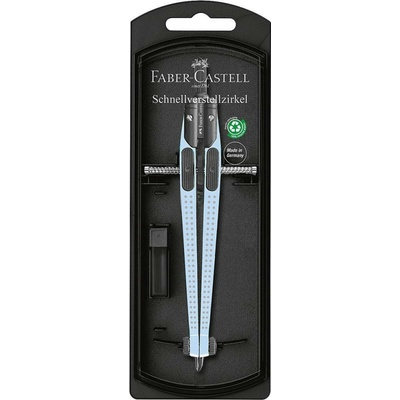Faber-Castell Kružidlo Grip Quick-Set Compass Sky Blue