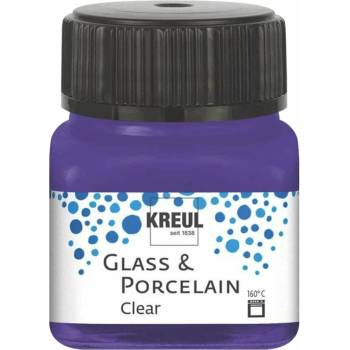 Kreul Clear Боя за стъкло и порцелан Violet 20 ml 1 бр (16211)