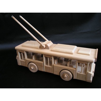 Ceeda Cavity přírodní dřevěný retro trolejbus