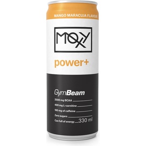 GymBeam MOXY Power+ Energy Drink 330 ml манго с маракуя - gymbeam - 2,93 лв