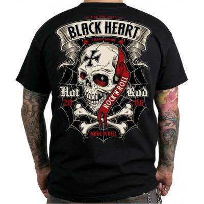 Black heart мъжка тениска black heart - crusty demons - black - 37