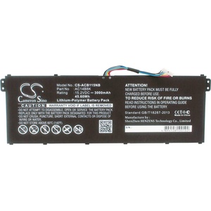 Cameron Sino Батерия за лаптоп ACER Aspire 5 A514-52G-59ZN, Aspire 7 A717-71G-51MF, AC14A8K LiPo 15.2V 3000 mAh CAMERON SINO (CS-ACB115NB) - pimpmypc