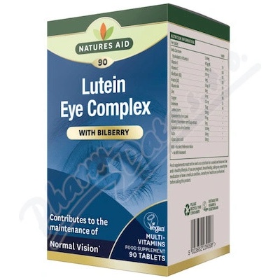 Natures Aid Lutein Eye Complex 90 kapsúl