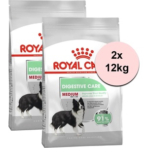 Royal Canin Medium Digestive Care гранули за средни кучета с чувствително храносмилане 2 x 12 кг