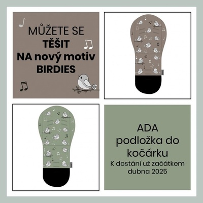 Bomimi ADA Podložka BIRDIES beige – Zboží Dáma