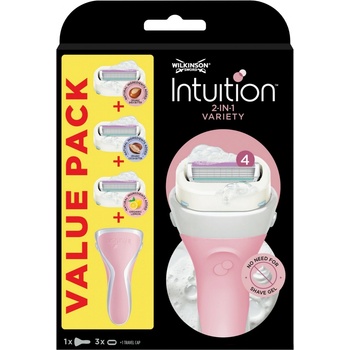 Wilkinson Sword Intuition Variety Edition + 3 ks hlavic