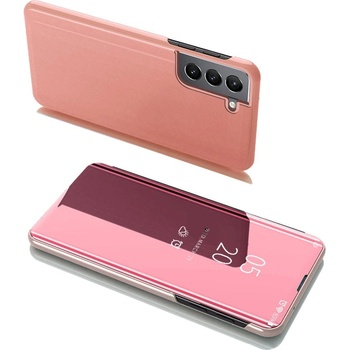 HQWear Флип-кейс Clear View за Samsung Galaxy S22 + (S22 Plus), Розов (9145576240908)