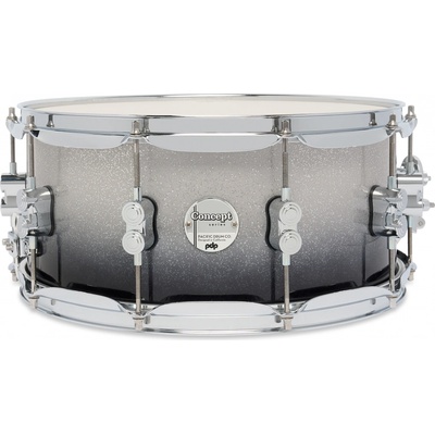PDP 14" x 6,5" Concept Maple Silver to Black Fade Lacquer
