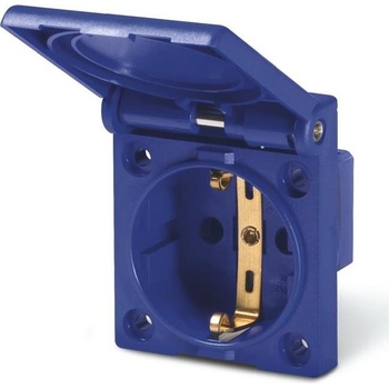 SCAME Контакт шуко 2P+Е 16A IP54 с детска защита серия Domo панелен монтаж 50х60мм, UV защита - 570.2062 (570.2062)