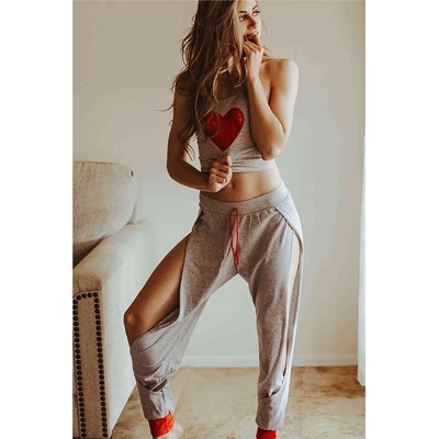 Underwear Wind Дамска пижама - Светлосива #310300 (310300_Сив)