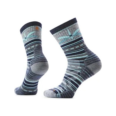 Smartwool Women's Hike Targeted Cushion Dragon Stitch Pattern Mid Crew Socks