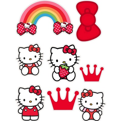 HELLO KITTY-14 Materiál: Jedlý papír – Hledejceny.cz