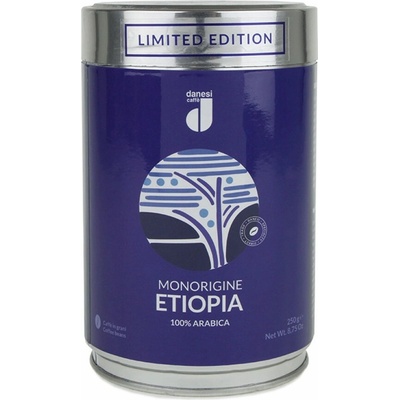 Danesi caffe Etiopia Monorigine 100% Arabica mletá 250 g