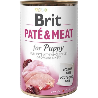 Brit Paté & Meat Puppy Chicken & Turkey 24 x 400 g