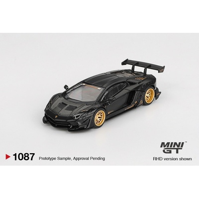 MINI GT Lamborghini Aventador Limited Edition Matte Black 1:64