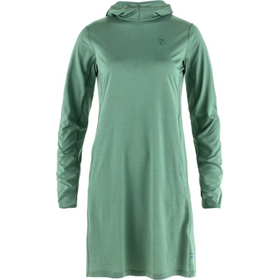 Fjällräven Дамска рокля Fjällräven Women's Abisko Sun-Hoodie Dress - Patina Green (134-1680-0213)
