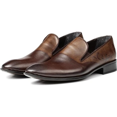 Ducavelli Мъжки обувки от естествена кожа - Кафяви (1197_Кафяво)