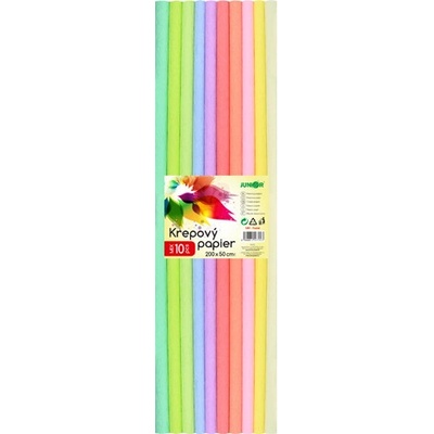 Junior krepový papier 10 ks
