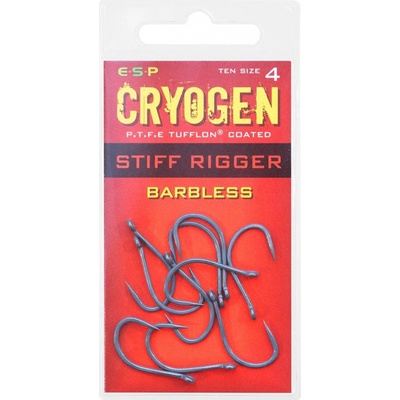 ESP Cryogen Stiff Rigger Barbless vel.4 10 ks