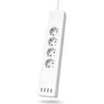 Hama 4 Plug + 4 USB 1,7 m (00176574)