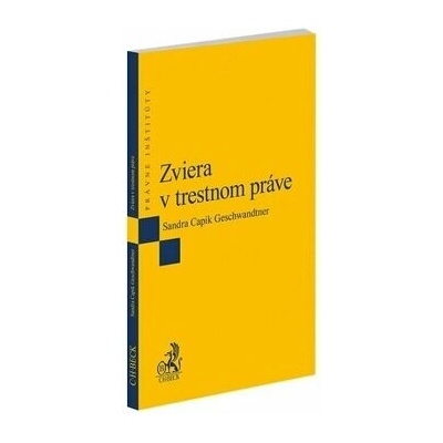 Zviera v trestnom práve