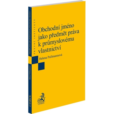 Obchodní jméno jako předmět práva průmyslového vlastnictví